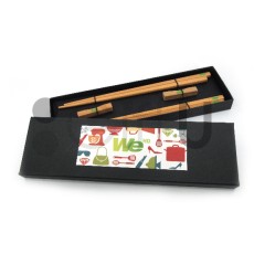 Wooden Chopstick gift set - set of 2pairs - We HD